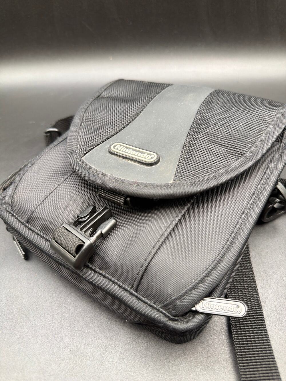 Nintendo Handheld Game System Travel Carry Case Game Storage Shoulder Bag Black